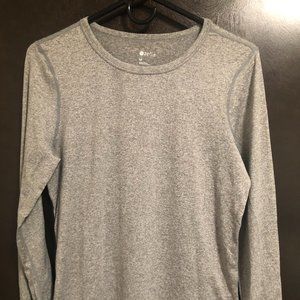Zella Long Sleeve Performance M Grey